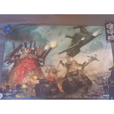 Warhammer 40k Poster 24x36 Double Sided Orks Tomb Kings Imperial Guard   142905971753